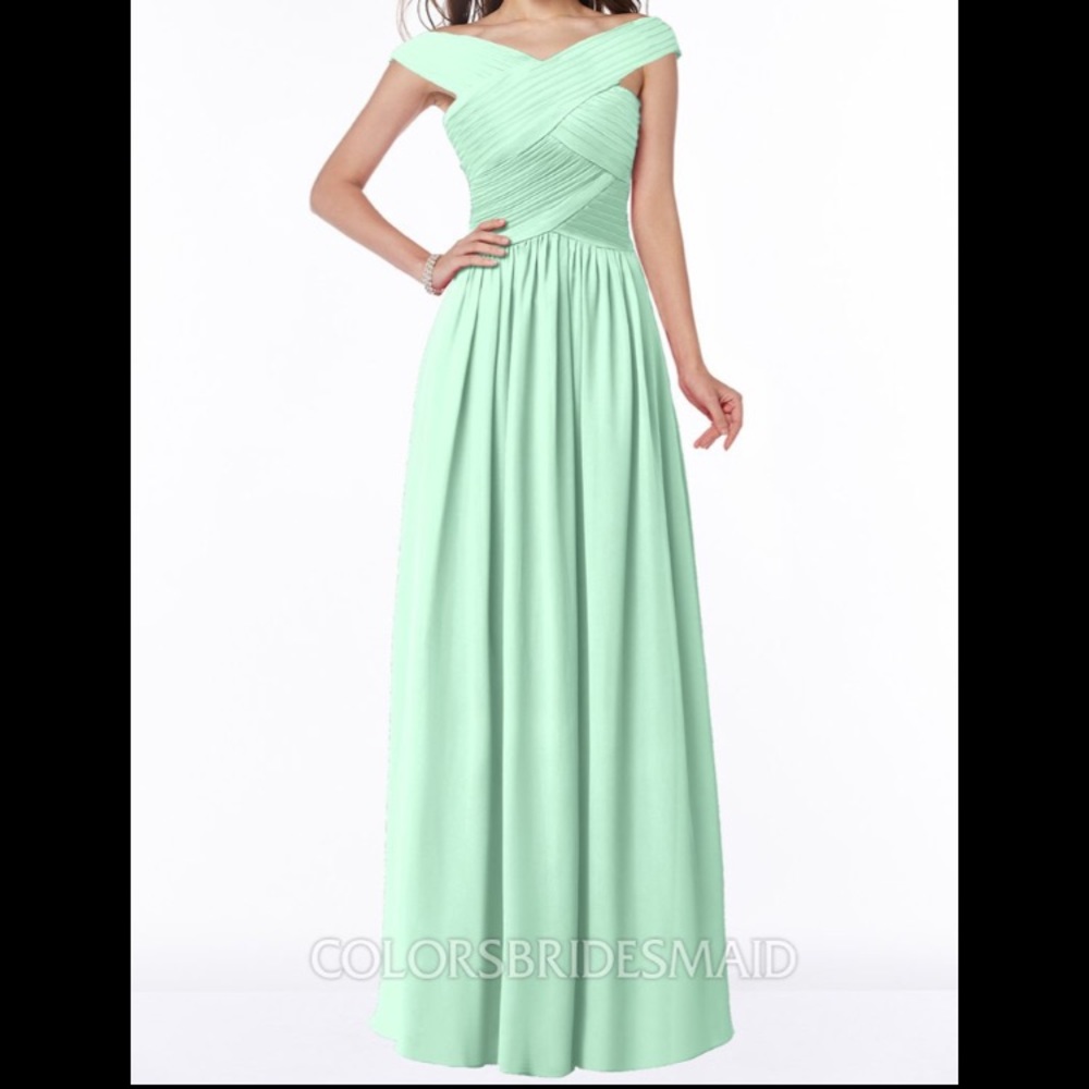 NWT Mint Chiffon Bridesmaid/Prom Dress